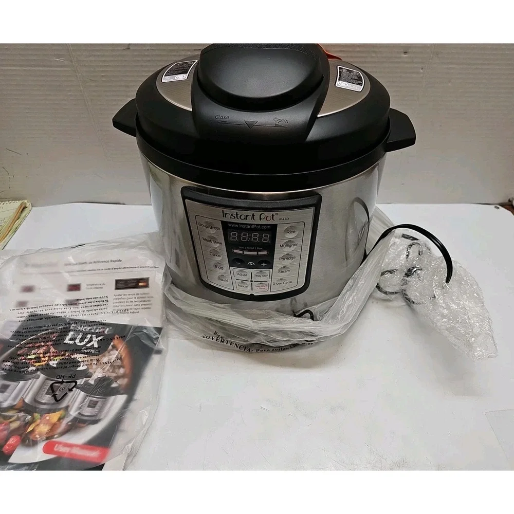 Instant Pot IP-LUX60 V3 6 Quart 6-IN-1 Programmable Electric Pressure Cooker